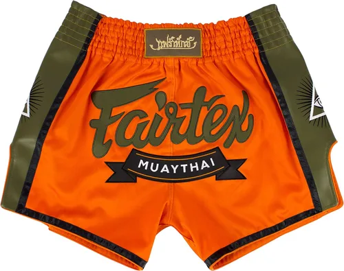 Vista 29 de Fairtex Pantalones cortos de boxeo Muay Thai de corte delgado "Kabuki