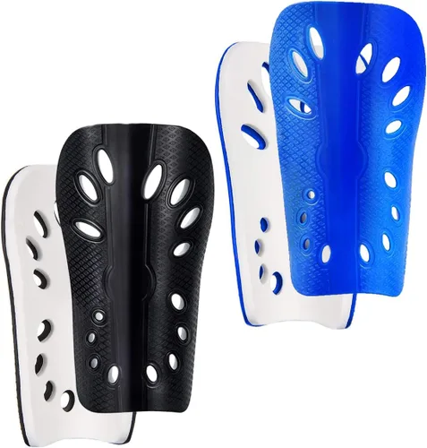 Vista 8 de Youth Soccer Shin Guards for Kids Shin Pads Child Calf Protective Gear Protective Soccer Equipment for Boys Girls Toddler Teenagers 3-15 Years Old