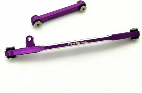 Vista 8 de Treal SCX24 Enlaces de dirección Aluminio 7075 Juego de varillaje de dirección para SCX24 Axial Escala 1/24 Actualizaciones (negro)