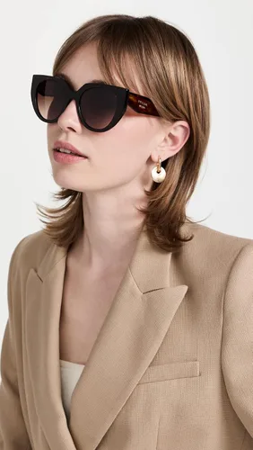Vista 2 de Prada Womens Oversized Rounded Cat Eye Sunglasses