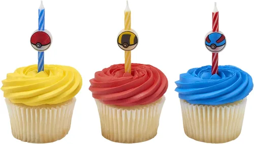 Vista 10 de Pokèmon - Velas de cumpleaños Decoración de pastel de fiesta 6