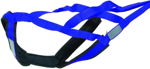 Vista 3 de Neewa Arnés X-Back Racing – Grande, rojo Equipo duradero para esquiar en trineo para perros Ajuste cómodo ajustable Cuello 17 pulgadas, pecho