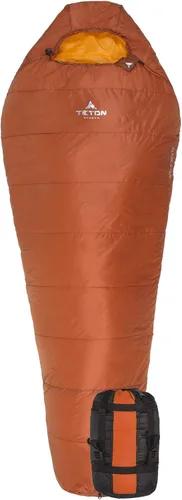 Vista 11 de TETON Sports ALTOS, saco de dormir de 20 grados y 0 grados para adultos, saco de dormir ligero y cálido para momia para camping, senderismo