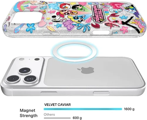 Vista 486 de VELVET CAVIAR Funda para iPhone 15, compatible con MagSafe, probada contra caídas de 10 pies, fundas protectoras de diseño, leopardo color rosa