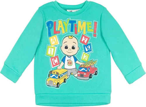 Vista 3 de CoComelon Cody JJ - Conjunto de sudadera y pantalones deportivos de forro polar para bebés a niños pequeños