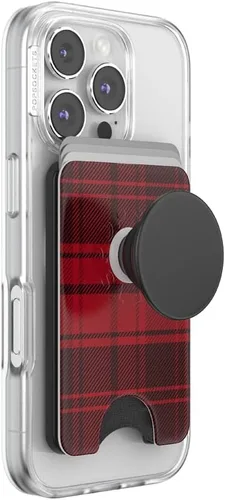 Vista 26 de PopSockets Cartera adhesiva para teléfono y tarjetero con agarre, púrpura - Aura