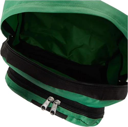 Vista 8 de Everest Equipaje Mochila con frontal y bolsillos laterales, verde esmeraldanegro ), BP2072-EMGRNBK