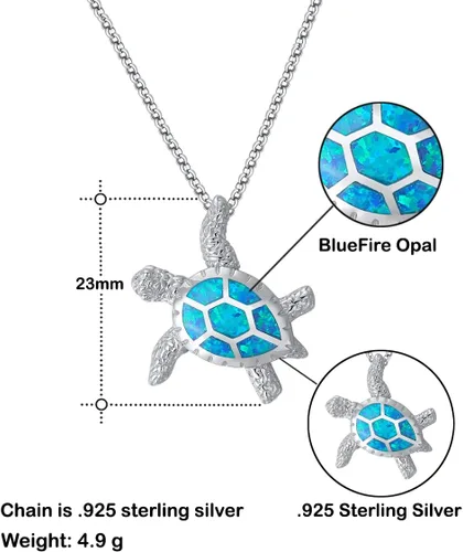 Vista 5 de Esposa sarcástica, si los sueños realmente se hacen realidad, entonces habré encontrado una manera de amarte cada una!, collar de tortuga de ópalo