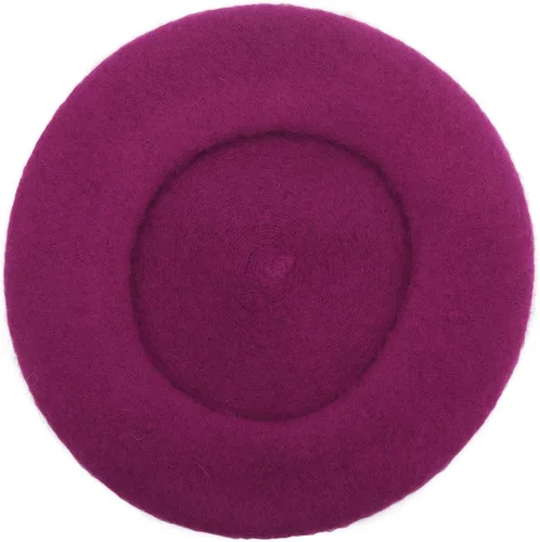 Vista 20 de ZLYC - Boina francesa de lana unicolor para mujeres y niñas