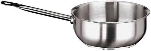 Vista 2 de Paderno World Cuisine "Grand Gourmet" - Sartén curvada de acero inoxidable de 1-3/4 cuartos de galón