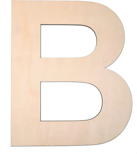 Vista 10 de Letra A de madera de 12 pulgadas, letra A de 1/4 de pulgada de grosor, grande de madera sin terminar para manualidades, decoración de pared del hogar