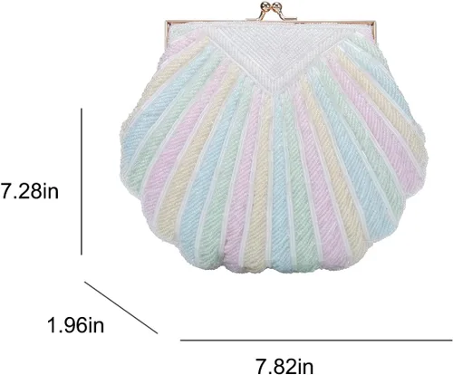Vista 2 de Fawziya Pearl Clutch para Boda Noche Bolsa Formal