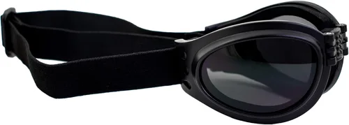 Vista 5 de 2 pares de gafas Birdz Parrot negro plegables acolchadas para motocicleta, lentes transparentes y ahumadas para hombres y mujeres