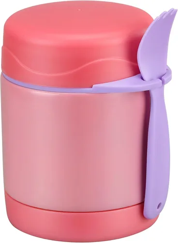 Vista 16 de Termo de sopa de 10 onzas para comida caliente para niños, tarro de comida aislado, contenedor térmico de almuerzo de comida caliente, caja de Negro