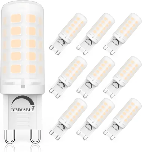 Vista 11 de Bombilla LED G9 Base Bi-pin 4W Equivalente 40W 120V para T4 G9 Halógeno
