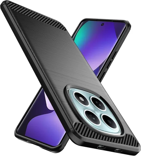 Vista 9 de Funda diseñada para Xiaomi Poco X8 Pro Max, TPU flexible [textura cepillada] [antideslizante] protección militar a prueba de golpes, funda delgada