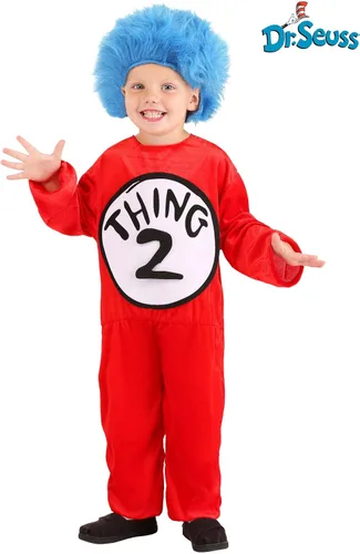 Vista 2 de elope Thing 1 & Thing 2 Toddler Costume