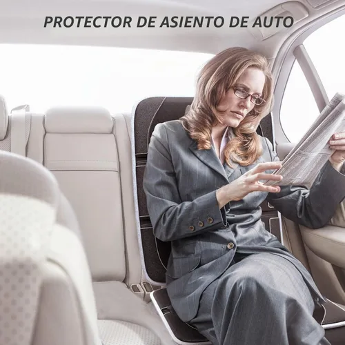 Vista 9 de Gimars Protector de asiento de automóvil, 2 unidades, cojín EPE grueso XL, impermeable, tela 600D, funda para asiento de automóvil infantil