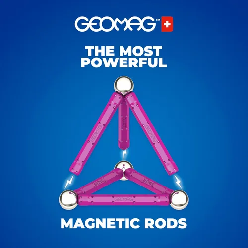 Vista 3 de Geomag Masterbox - Juguetes magnéticos para niños a partir de 8 años, 248 imanes educativos educativos para niños, bloques magnéticos, azulejos