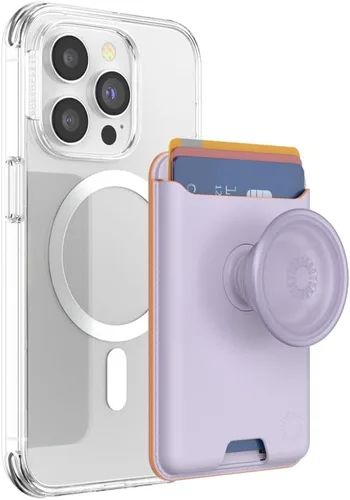 Vista 11 de PopSockets Softgoods - Cartera de teléfono con agarre expandible y anillo adaptador para MagSafe, soporte para tarjetas de teléfono, compatible