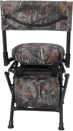 Vista 7 de SUNGOOYUE Camping Chair, 360 Degree Rotating, Foldable, Fishing, Hiking, Picnic, 600D Oxford Cloth, Portable Outdoor Chair