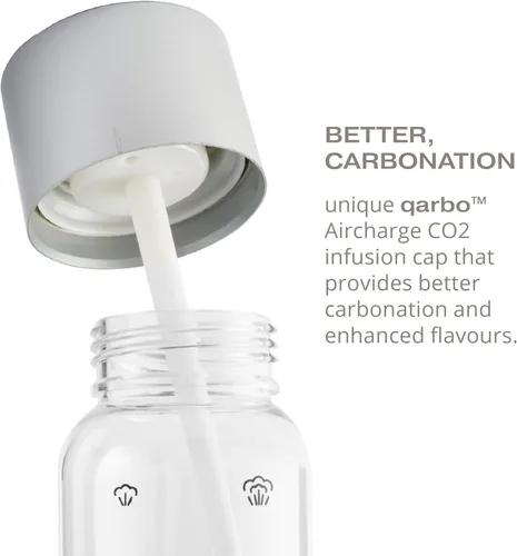 Vista 5 de Twenty39 qarbo Classic - Máquina para hacer agua con gas, carbonatador de bebidas de soda para el hogar, dispensador de seltzer y bebidas
