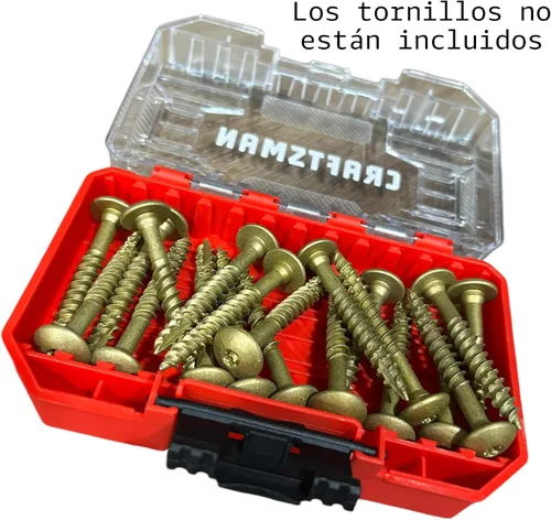 Vista 4 de Craftsman Nano Small Versastack - Cajas de almacenamiento de plástico apilables (4 unidades)