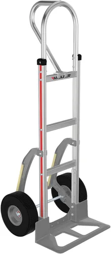 Vista 7 de Magliner HMK15AUAC - Camión de mano de aluminio, mango de bucle vertical, placa de nariz de aluminio fundido a presión de 18 x 7-1/2 pulgadas Varios