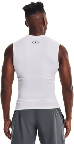 Vista 2 de Under Armour Camiseta sin mangas de compresión HeatGear para hombre
