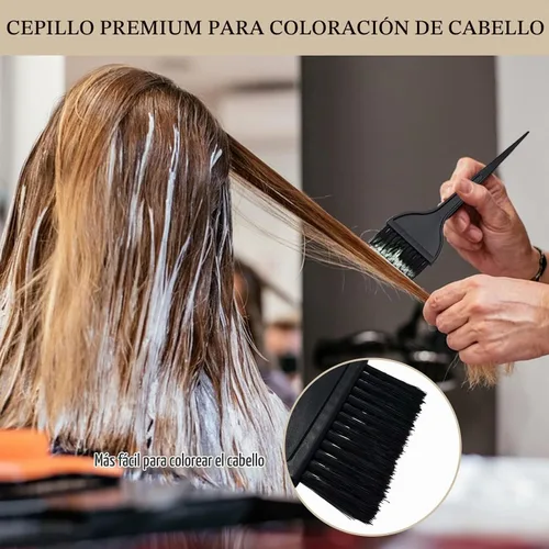 Vista 4 de 1st Choice Juego de cepillo y cuenco de color para teñir el cabello, kit de tazón de mezcla de cepillo de color de cabello, peine de tinte