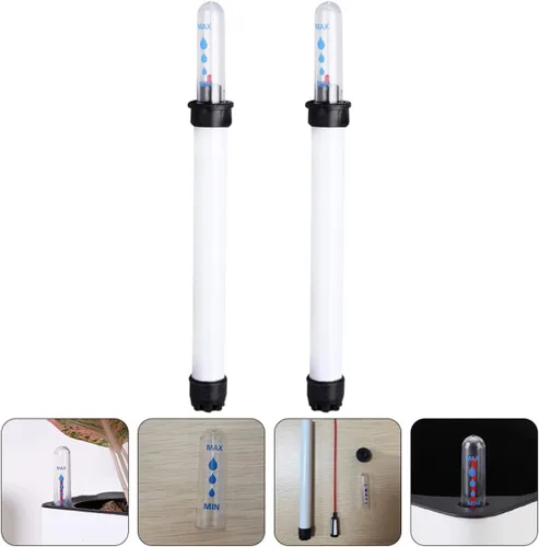 Vista 7 de YARNOW Medidores de agua para jardinería, hidropónicos, recordatorio de hidroponía, medidor de escasez, plantas, sonda de invernadero, nivel de flor