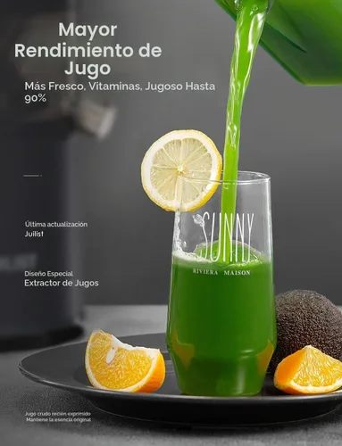 Vista 4 de Máquinas de exprimidor, Juilist Exprimidor de boca ancha de 3", extractor de jugo para vegetales y frutas con ajuste de 3 velocidades, motor de Negro