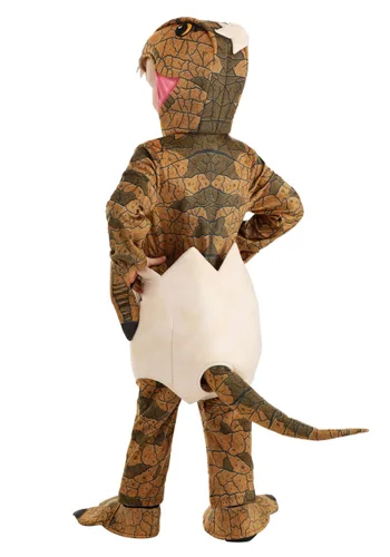Vista 2 de Disfraz de Velociraptor Bebé Dinosaurio para Niños Pequeños Multicolor