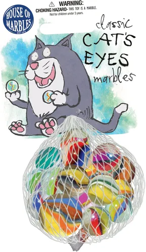 Vista 2 de House of Marbles Bolsa de canicas de ojos de gato