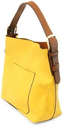 Vista 8 de Joy Susan - Bolsa clásica 2 en 1 para mujer, estilo hobo, Amarillo, talla única