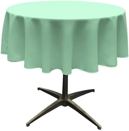 Vista 7 de by ADD&Ship - Mantel redondo de poliéster de 30 pulgadas (verde manzana)