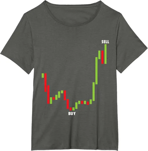 Vista 41 de Funny Day Trading Comprar Baja Venta Alta Stock Trading Camiseta Negro