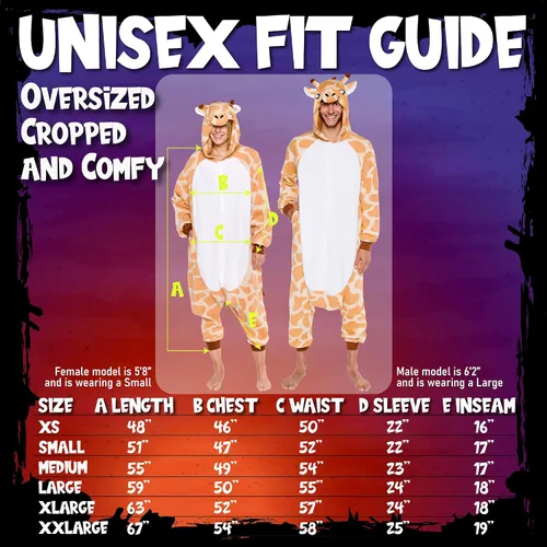 Vista 4 de Adult Onesie Halloween Costume - Animal and Sea Creature - Plush One Piece Cosplay Suit for Adults, Women and Men FUNZIEZ!
