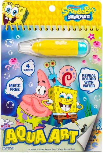 Vista 10 de Horizon Group USA Bluey Aqua Art - Hojas de actividad reutilizables con revelación de agua y bolígrafo de agua para dibujo y coloreado sin manchas