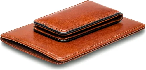 Vista 4 de Bosca Cartera con bolsillo frontal para hombre en piel vieja - RFID