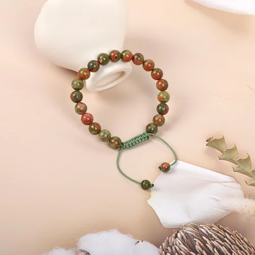Vista 107 de AD Beads Pulseras de piedras preciosas unisex de 0.315 pulgadas (0.315 in), macramé curativo ajustable de 7 a 9 pulgadas Usa esta pulsera