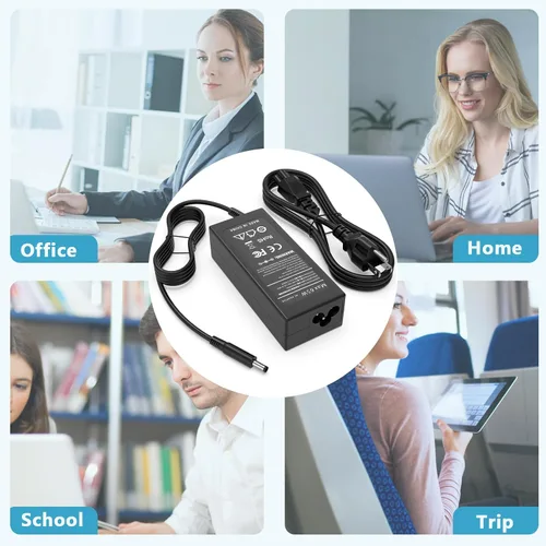 Vista 2 de Adaptador de CA de 65 W compatible con cargador de laptop Dell Inspiron 16 5630 5620 5625 5635/14 5420 5425 5430 5435/insprion 13 3530 3520 3511