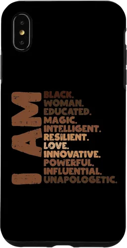 Vista 11 de I Am Black Woman Melanin Africa Pride History BHM Women Gift Case for iPhone 17