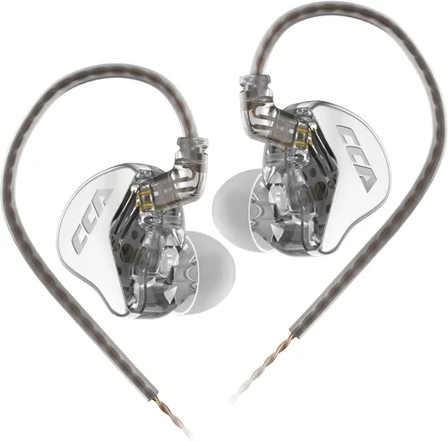 Vista 19 de CCZ NC02 - Monitores intraurales, auriculares con cable para juegos, graves profundos con cable sin micrófono, auriculares intrauditivos IEM de alta