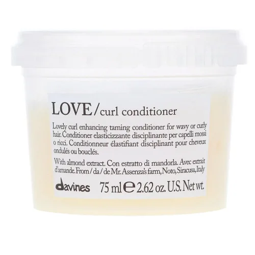 Vista 16 de Davines LOVE/Curl Conditioner, Elasticizing & Taming Formula for Wavy or Curly Hair - Protein-Rich Treatment Enhances Volume, Softness & Control