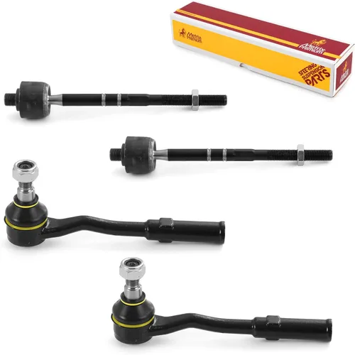 Vista 102 de Metrix Premium Chassis Parts - Kit de 4 piezas de extremos de barra de acoplamiento frontal exterior e interior compatible con Nissan Pathfinder