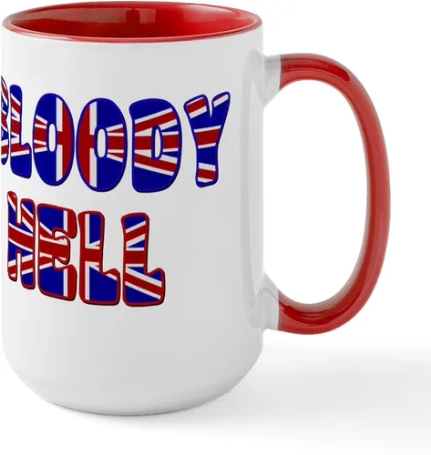 Vista 10 de CafePress BLOODY HELL Mugs Taza de café de cerámica de 15 oz (15.0 fl oz)