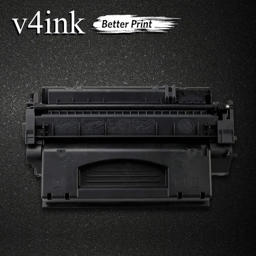Vista 7 de V4INK Cartucho de tóner compatible con alto rendimiento 49X 53X para HP 53X Q7553X 49X Q5949X para uso en HP LaserJet P2015dn P2015 P2015d 1320