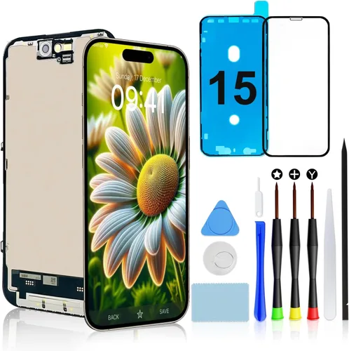 Vista 6 de Brinonac para iPhone 6s Reemplazo de pantalla negra, pantalla táctil LCD digitalizador montaje completo con herramientas de reparación completas