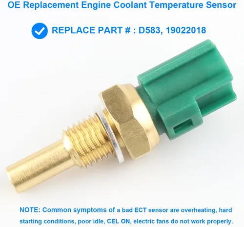 Vista 2 de Sensor de temperatura del refrigerante, sensor de temperatura ECT D583 19022018 compatible con Toyota Lexus Mazda - 4Runner Avalon Camry Corolla